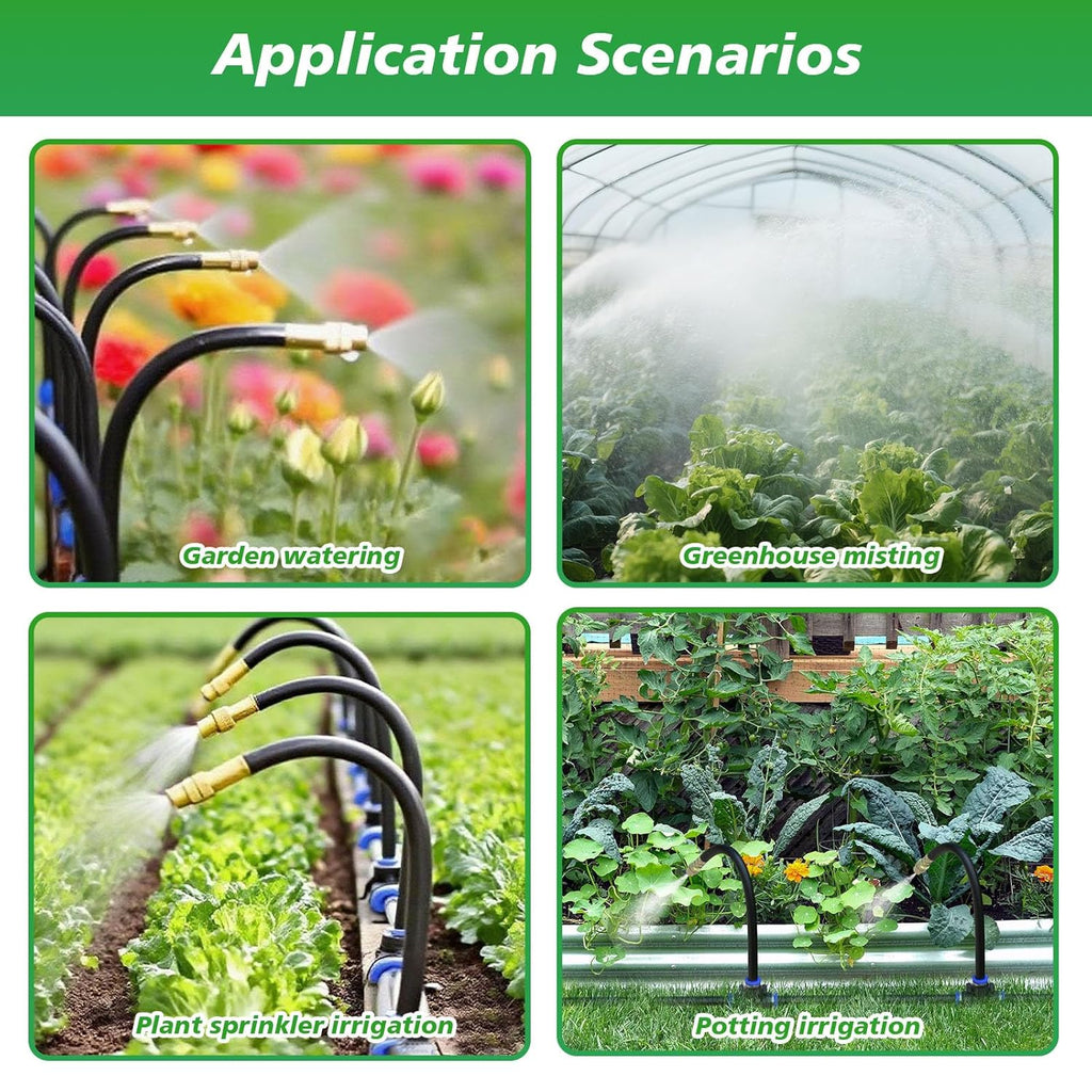 Complete Drip Irrigation System for Lawn, Yard & Plants