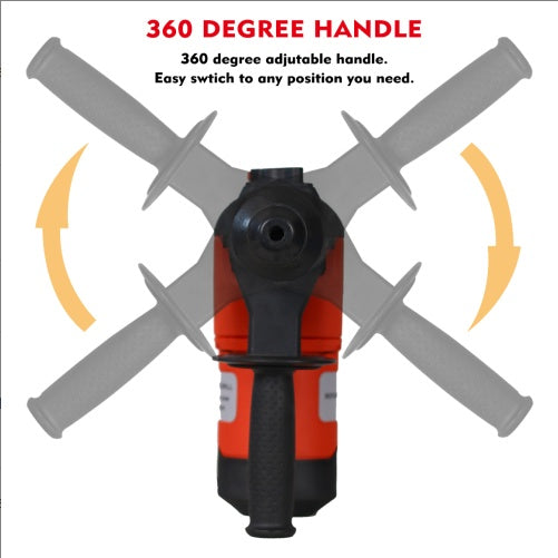 TitanForce 1100W SDS-Plus Rotary Hammer Drill – 3-Function Professional Power Tool