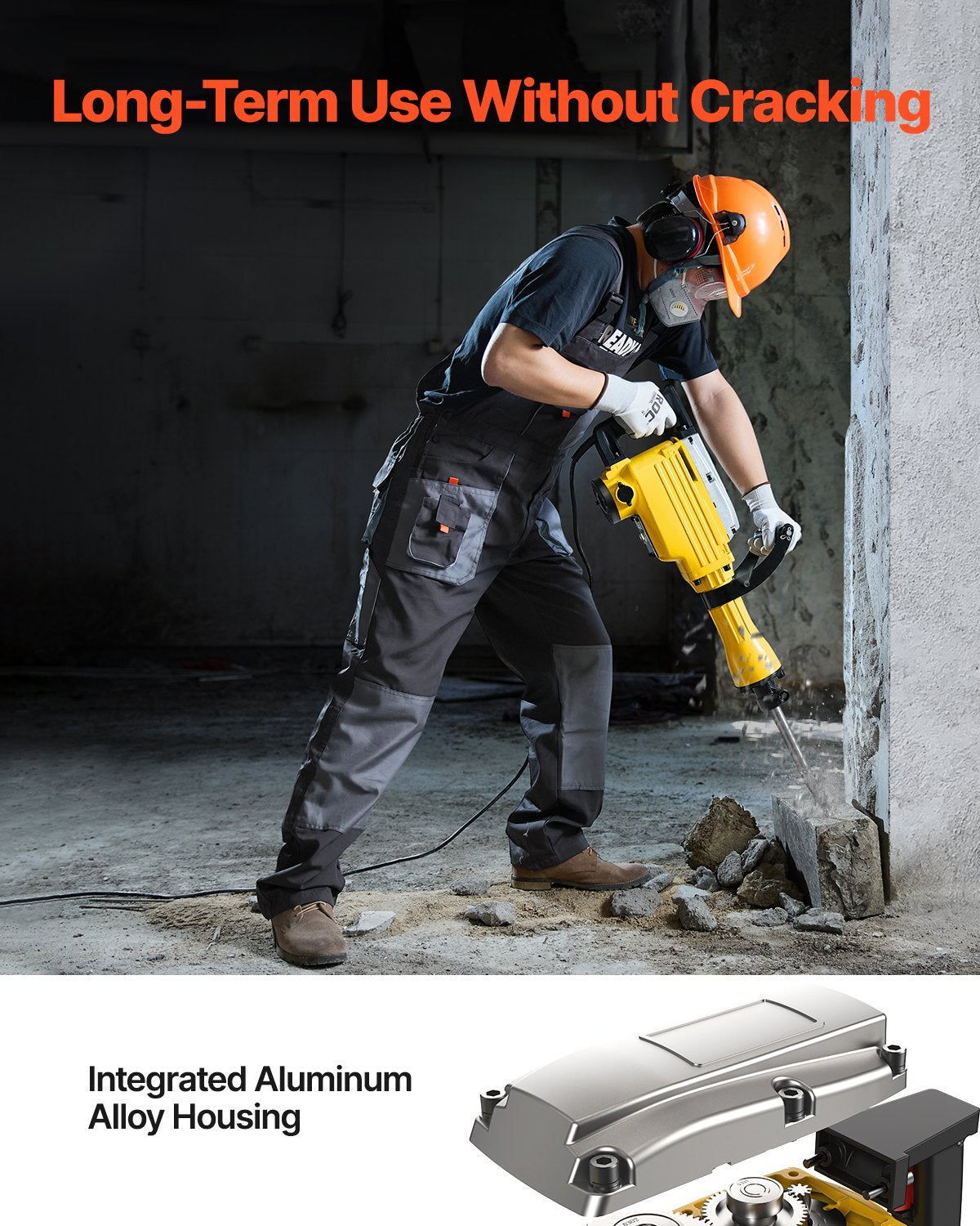 2200W Demolition Jack Hammer Concrete Breaker