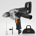 9A Corded Drill Mixer with Spade Handle – 1050W Variable-Speed Concrete & Mud Mixing Tool