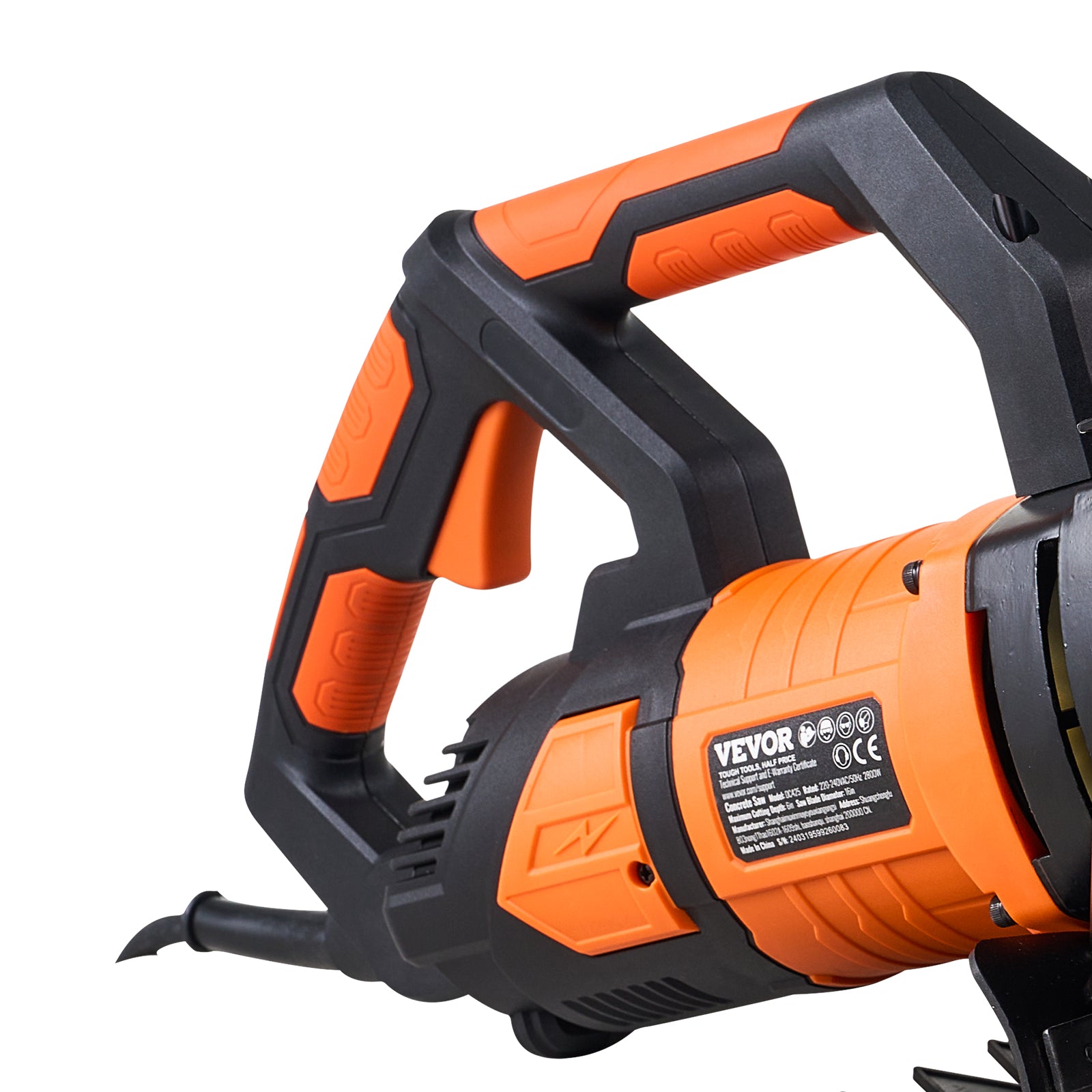 VEVOR 16" Electric Concrete Saw – 3200W Wet Cutting Circular Saw with Adjustable Depth