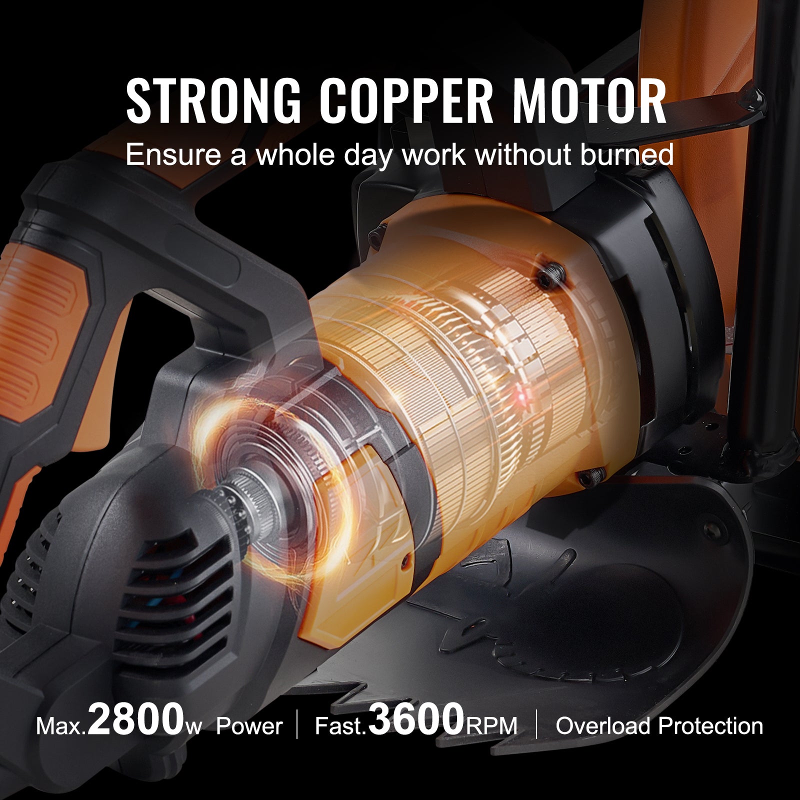 VEVOR 16" Electric Concrete Saw – 3200W Wet Cutting Circular Saw with Adjustable Depth