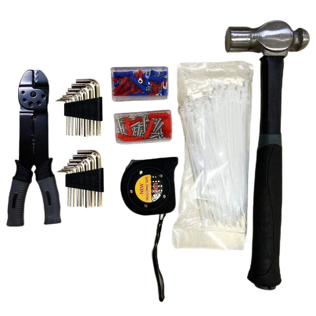 Heavy-Duty 3-Drawer Tool Box with Complete Tool Set