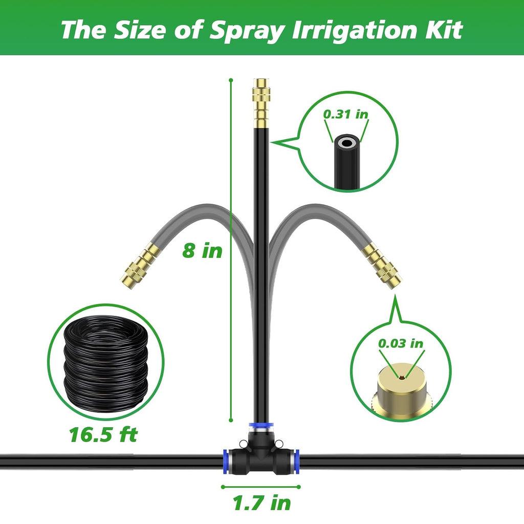 Complete Drip Irrigation System for Lawn, Yard & Plants